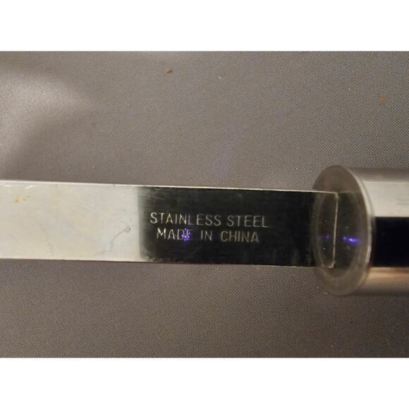 Silver Stainless Steel Soup Ladle - Dishwasher Safe - 12 inches long - Picture 7 of 8